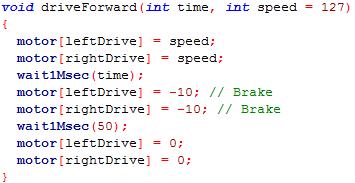 5 Simple Improvements to Control The programming taught so far for controlling wheels and arms has been quite crude.