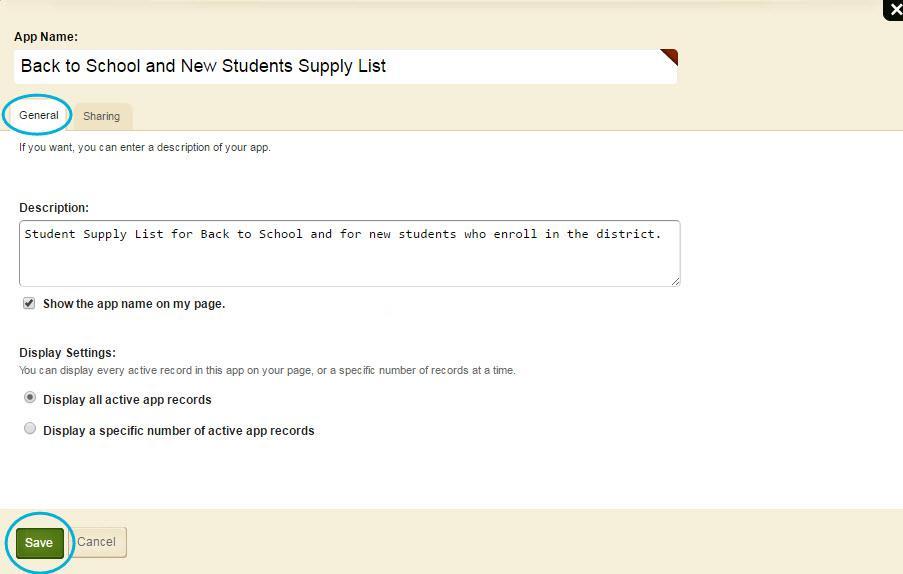 Blackboard Web Community Manager School Supply Lists App Options Here s how you set options for the app. 1.