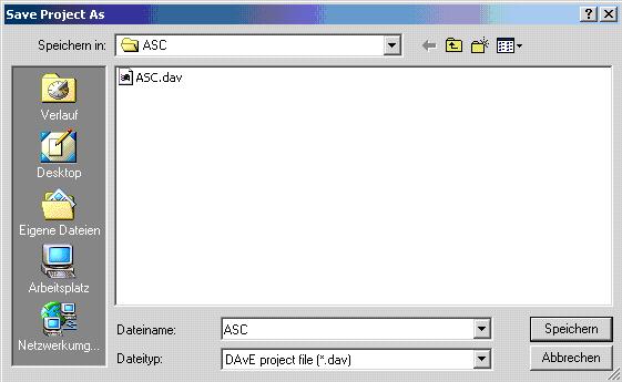 HOT Exercise ASC - DAvE Configurations Save DAvE Project Save your DAvE Project File Go to File Save