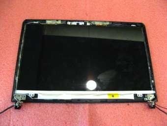 left side, then the upside to right side; LCD Bezel