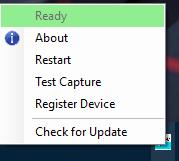 6. INSTRUCTIONS TO CHECK FOR ACPL FM220 REGISTERED DEVICE SERVICE: (Basic Functionality) 1. On your desktop, click Start > Run. 2.