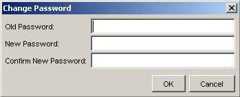 A Change Password dialog will appear.