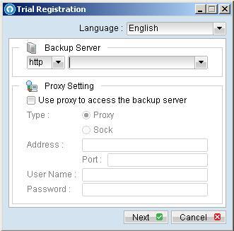 5.10 Free Trial Setting The [Enable Free Trial Registration] settings under the [Manage System] -> [Server Configuration] page defines various free trial settings available in AhsayOBS.