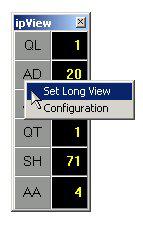 10 Using ipview If the System Manager has configured it, there may be an associated audible alert. Diagram 4: Short View with a Parameter value in Alarm.