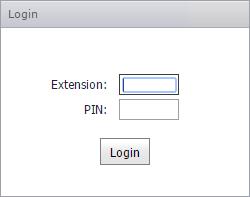 Login to Web Portal When connecting to the web portal, you will be asked to provide login credentials: In the Extension field, enter