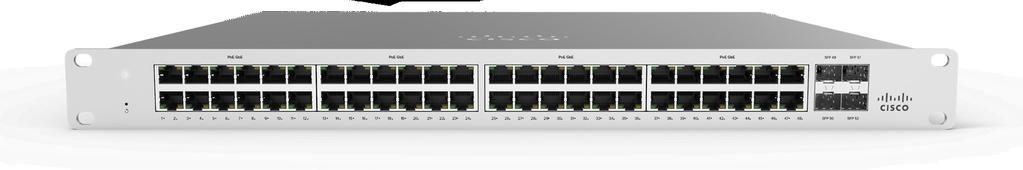 Datasheet MS120 Switches MS120 Switches Cloud-managed access switches with 1G SFP uplinks, designed for branch deployments CLOUD-MANAGED ACCESS SWITCHES Cisco Meraki MS120 switches provide Layer 2