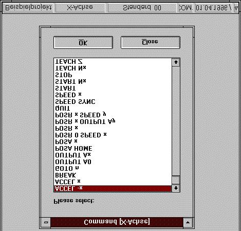4.ParameterEditor menus COMPAX-M / S 4.4 Online Direct communication with the connected controller.