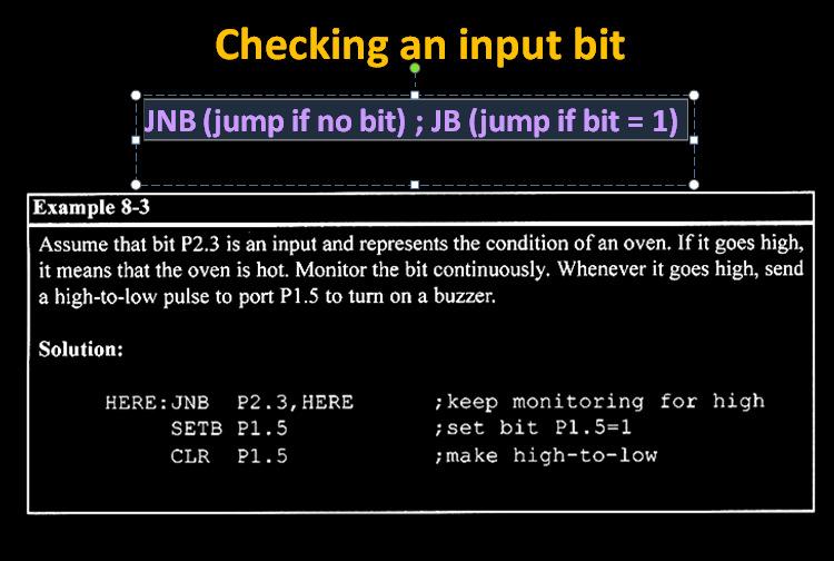 JB (jump if bit = 1)
