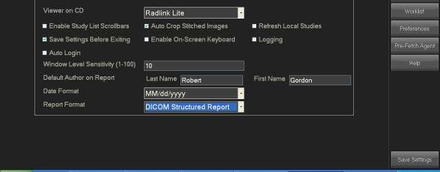 Using DICOM Reports You may attach notes to studies and save them with the images to the PACS.
