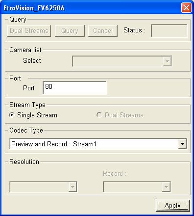 5. Type the ID and password of the IP camera and Click OK. 6. Click Query to detect the IP camera again. Figure 3-17 7.