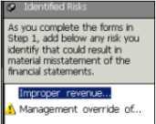 STEP 1 IDENTIFY RISK Step 1 Identify Risk To add identified risks: 1.