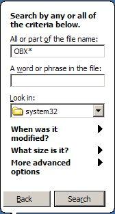 7. Search for files that begin with OBX* 8. Delete the resulting OBX files 9.