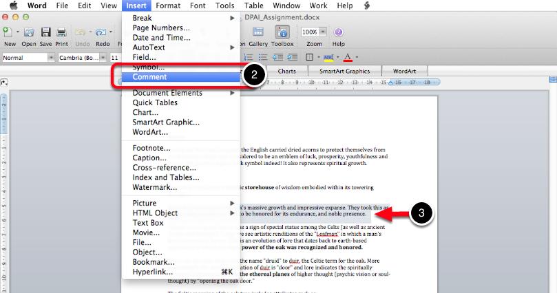 Step 2: Open Document & Locate Content Once the file has downloaded to