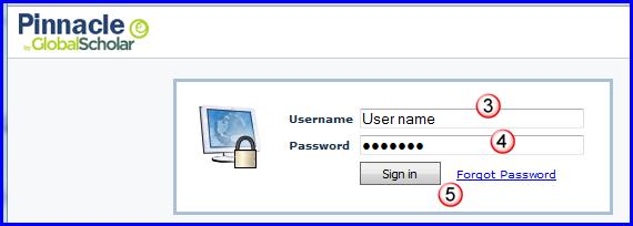 Step 3. Step 4. Step 5. Enter your User name.