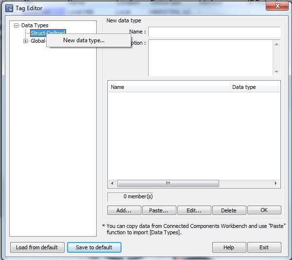 2. The Tag Editor dialog is displayed.