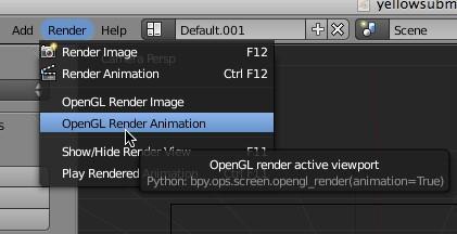 When it is finished rendering, you can play it back in Blender by pressing the Render button