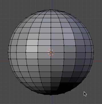 The TAB key toggles between Object mode and Edit mode. By default all of the vertices, edges and faces of the object are selected.