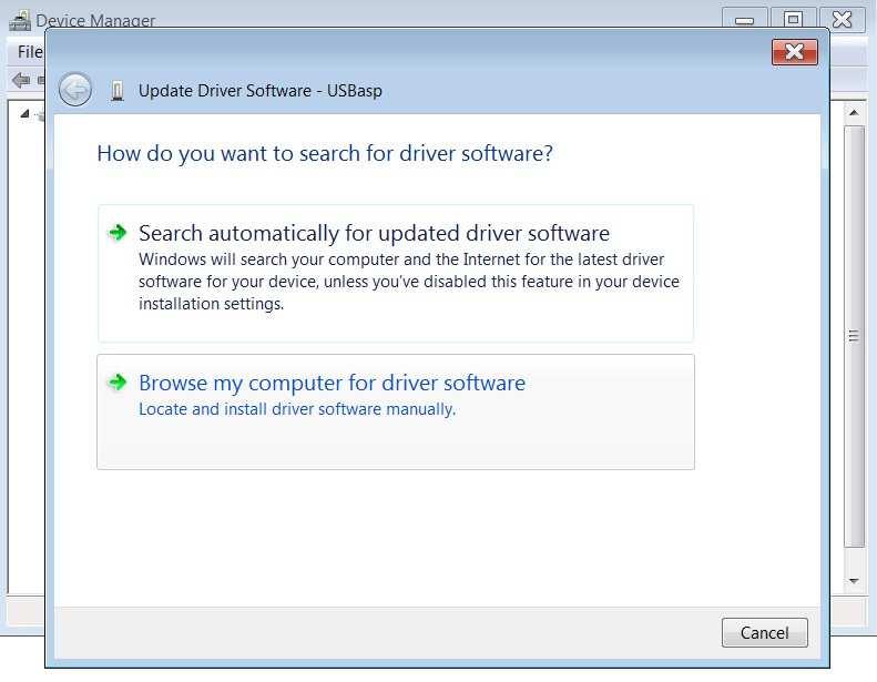 (iii) After you left click the Update Driver Software, it will come out with How do you want to search for driver software?