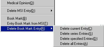 The user can select the specific book marks to be deleted from the list. 5.11.