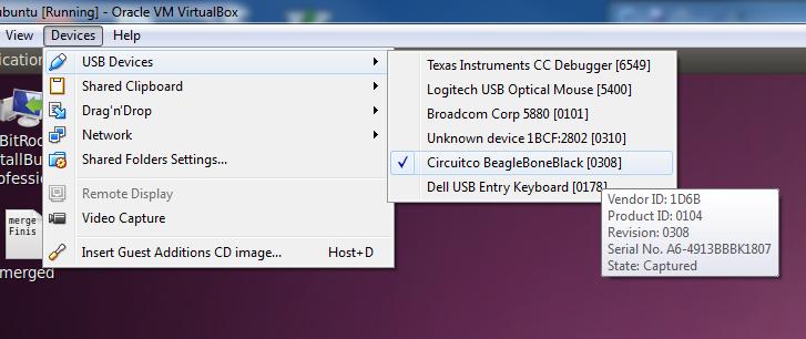 Beaglebone Login credentials: user: root password: BeagleBone Black Insert TI CC2531 USB dongle in Beaglebone USB Host slot.