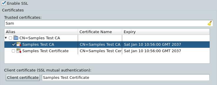 9 Configure API Management in multiple datacenters Security: Select Enable SSL, and select a trusted certificate and client certificate.