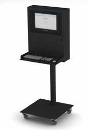 PC Defender This water, dust and tamper proof LCD / PC enclosure solution is great cost and space saver and may be mounted on a wall or on a pedestal stand.