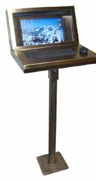 Laptop Sentinel This water, dust, and tamper proof laptop enclosure is an economical solution for harsh outdoor, public, or industrial environments.