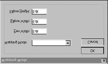 figure 12.2 The new version of the Mapping Mode dialog box. Use the values from Table 12.