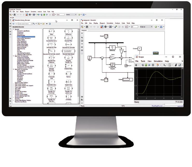 M-Target for Simulink enables the use of toolboxes from the product series to automatically generate executable real-time programs for the Bachmann M1 automation system.