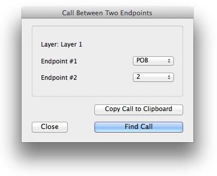 Call Between Two Endpoints This feature will return the