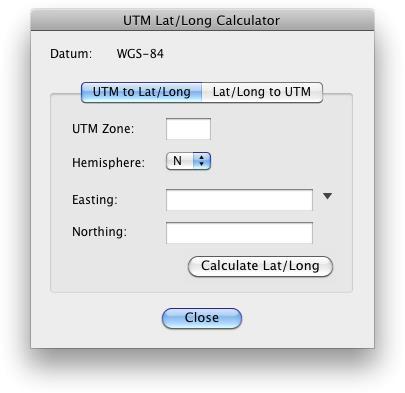 UTM to Lat/Long Calculator Use this form to convert UTM values to Lat/Long and vise-versa.