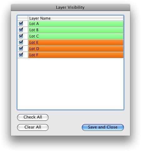 Set Non-Current Layers Invisible will uncheck each layer's visibility checkbox accept for the current layer. This will cause all of the layers, other than the current layer to become invisible.