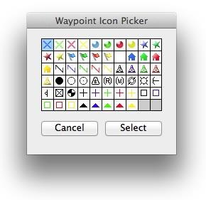 If you want to use the x,y waypoints as a layer labeling system: Description - Enter your label caption here. Label Placeholders are also supported.