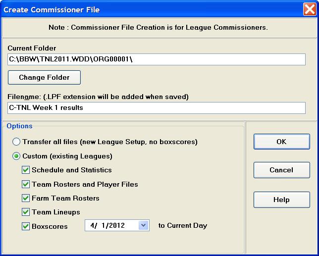 Example 3: Commissioner has Version 5.x, managers use 5.x or 5.75 In this case, the Commissioner and any other managers who are using Version 5.x will use the LPFET. 1.