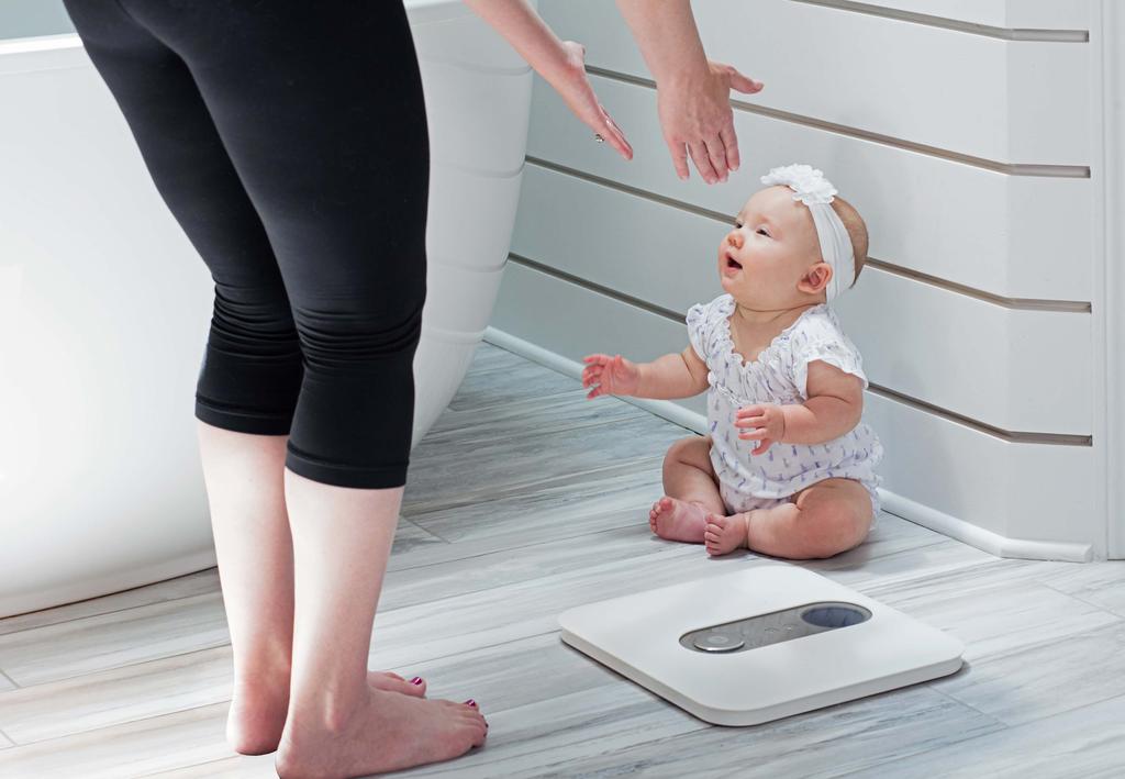 Connected Scale Smart Mother and Baby Scale Your nursery just got smarter. Track your baby s weight and development with the Motorola Smart Baby & Me Scale.