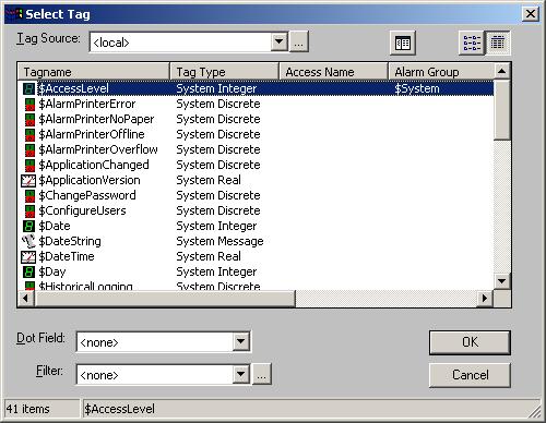Using Galaxy References in InTouch 223 Double-click a blank New Name box in the Substitute Tagnames dialog box.