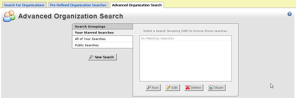Advanced Location Searches enables you to customize your own search with multiple criteria and, more