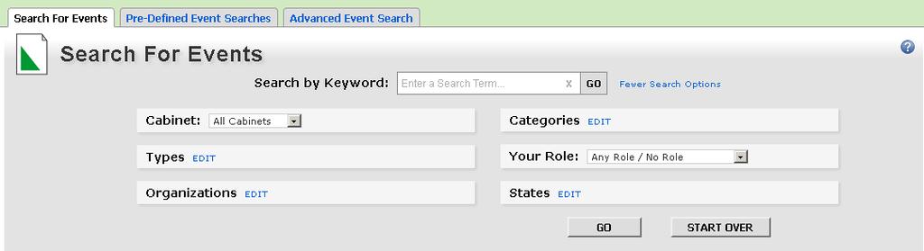 Creating Searches in 25LIVE 25LIVE gives you several ways to search for information for events, locations and organizations.