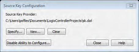 Configuring source protection in the Logi Designer application Chapter 2 11. Close the Source Protection Configuration dialog bo and save the project file.