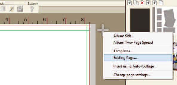 1 IMPORTING EXISTING TEMPLATES - ADDING PRE-MADE TEMPLATES TO BOOK Click the CREATE TAB when you are