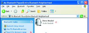 Using WidComm Bluetooth Software To use WidComm Bluetooth software, first connect the Bluetooth Stereo Headset to your computer.