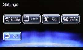 10. Settings This is the system s settings menu screen.