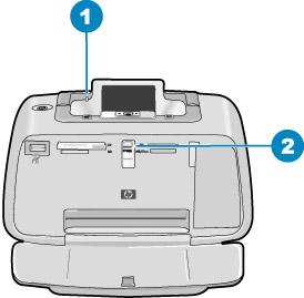 Chapter 2 Label Description 1 Power: Press to turn the printer on or off. The power button will glow when the power is on. When the printer is idle, the button will pulse softly.