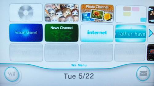 2. Select Wii Settings. 3.