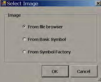 Bitmap file: Select the image to be displayed when tag value reaches this band in run time.