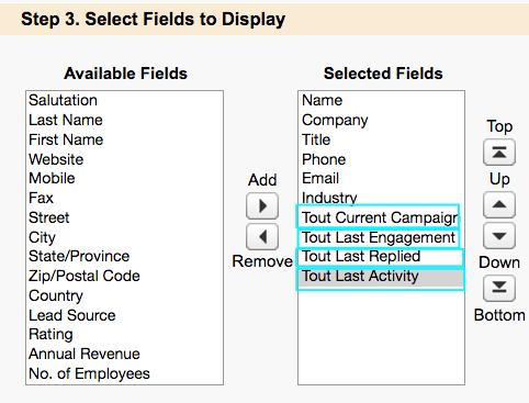 After you have added these fields for the Leads List View, you will need to repeat these steps for the Contacts, Accounts and Opportunities List Views.