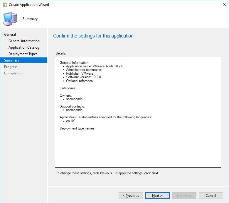 h. The new VMware Tools application appears
