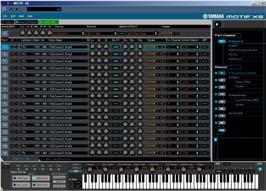 MOTIF XS Editor VST Window: Overall section MOTIF XS Editor VST Window Overall section 1 2 3 1 File, Edit, Bulk, Help Refer to page 37.