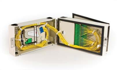 Fiber splitter boxes CommScope s fiber splitter boxes (FSB) are mini fiber distribution hubs that can be used for plug-and-play (PNP) or fusion splice applications.