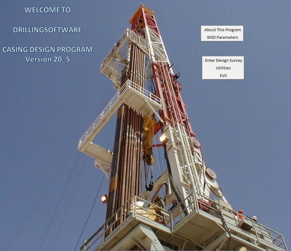 Drillingsoftware Casing Design User Manual 1. Introduction Working Stress Design (WSD) loads are evaluated throughout the entire length of the casing from the Well Head to the Casing Shoe.